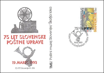75 LET SLOVENSKE POŠTNE UPRAVE